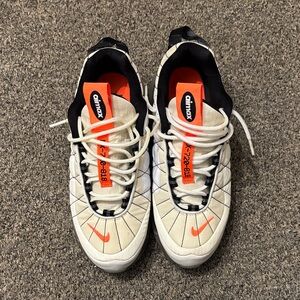 Nike Air Max Cream and Orange Sneakers